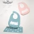 Import Waterproof long sleeve Silicone baby cat bibs set girl or boy for teething from China