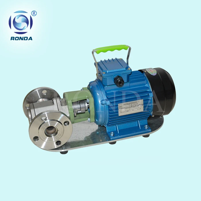 WCB Portable Gear Pump Sanitary Stainless Steel Pump For Peanut Oil / Corn Oil / Colza Oil
