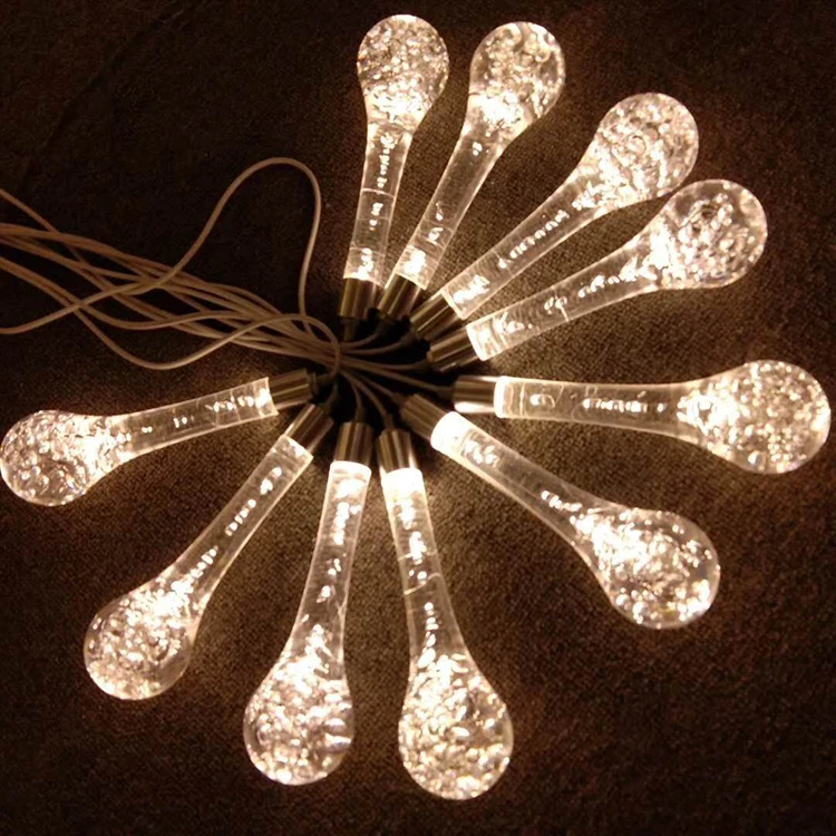 Wedding 10 arms dazzling water drop ceiling lights led string lighting