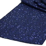 wedding decoration luxury rose gold metallic sequins table runner for hotel