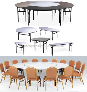 Wedding event furniture wood melamine 10 seater dining table