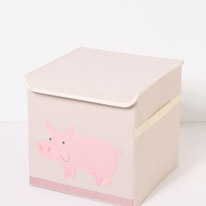 Wegifts High quality collapsible storage box custom oxford fabric square household foldable  fabric storage box