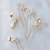 Import White Cherry Blossom Ceramic Flowers Bridal Hair Pin Set Wedding Hair Comb Accessories Jewelry Headwear from China