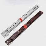 White Color Powder Coating Type Drawer Slide Euro Channel
