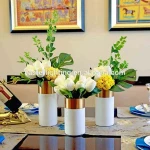 White Marble Vase Fahion Top Sale Flower Vase for Gift