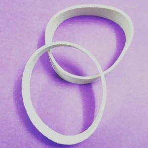 white width natural rubber band,custom size