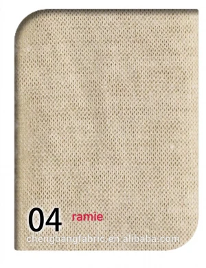 Wholesale 100% Breathable Soft Pure Linen Single Jersey Fabric Hemp Fabric Ramie Fabric for T Shirt