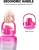 Import wholesale 2000ML  2 L plastic time maker big water bottle custom logo with straw from China