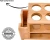 Import wholesale 5 slots custom smart wall mounted bamboo wooden toothbrush holders for bathroom from China