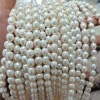 Wholesale 8mm Loose Freshwater Pearls Super September Quick Shipping Rice Teardrop Seed Pearl Strand