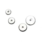 Wholesale 925 Sterling Silver Spacer Beads DIY Flat Jewelry Accessories