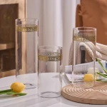 wholesale applique big glass flower vase beautiful crystal glass flower vase tall flower vase wedding table decoration