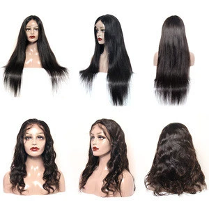 wholesale brazilian human virgin full lace cuticle aligned hair wig