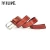 Import Wholesale Brown Color 100% Cowhide Genuine Leather Belts For Man Pin Belt from China