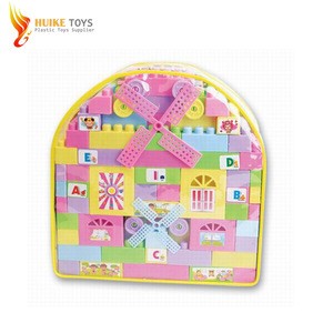 wholesale building blocks plastic bricks toys set for kids Xmas gift play
