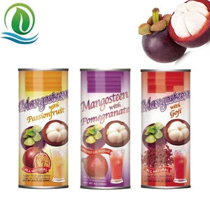 Wholesale can drink fruit Mangosteen juice with Goji white brand