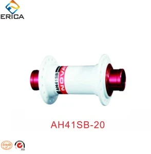 Wholesale China Bike Parts 110mm Lightweight Alloy Dirt Bicycle Red Front Hub With 2 Sealed Bearings