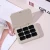Import Wholesale cosmetic highlighter eyeshadow palette 4 9 colors square empty grids makeup eyeshadow container from China