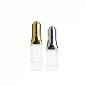 Wholesale cosmetic serum bottles Glass Essential Oil Bottle with dropper