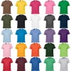 Wholesale cotton polyester  t-shirts blank men custom logo t shirts in bulk