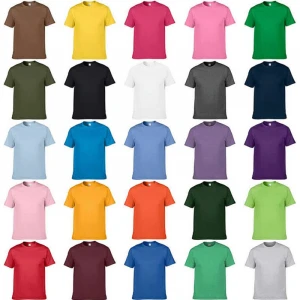 Wholesale cotton polyester  t-shirts blank men custom logo t shirts in bulk