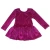 Import Wholesale Crew Neck Kids Skirt Shirt Ruffles Velvet Long Sleeves Peplum Tops For Baby Girl from China