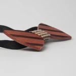 Wholesale Custom Decorative Fashionable Wooden Bow Ties For Men's Suit From OVEWOOD Wood Factory
