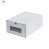 Wholesale Custom Logo Magnetic Flap Design Black Cardboard ShoeBox