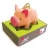 Wholesale Cute Pig Pvc Plastic Piggy Bank Money Box For Kids