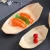 Import Wholesale decorative wood plate japanese sushi tray fruit bowl disposable wooden boat for food from Hong Kong