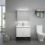 Import Wholesale Double Sink Big Bathroom Vanity Mdf Wall Hung Bathroom Furnitures from China