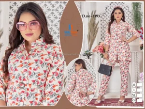 Wholesale Factory Supply Elegance in Rayon Chic Kurti and Dress Set of 4 Pieces from Indian Manufacturer