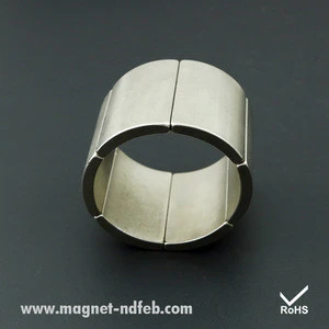 Wholesale high performance Nickel coating neodymium halbach array magnet for motor