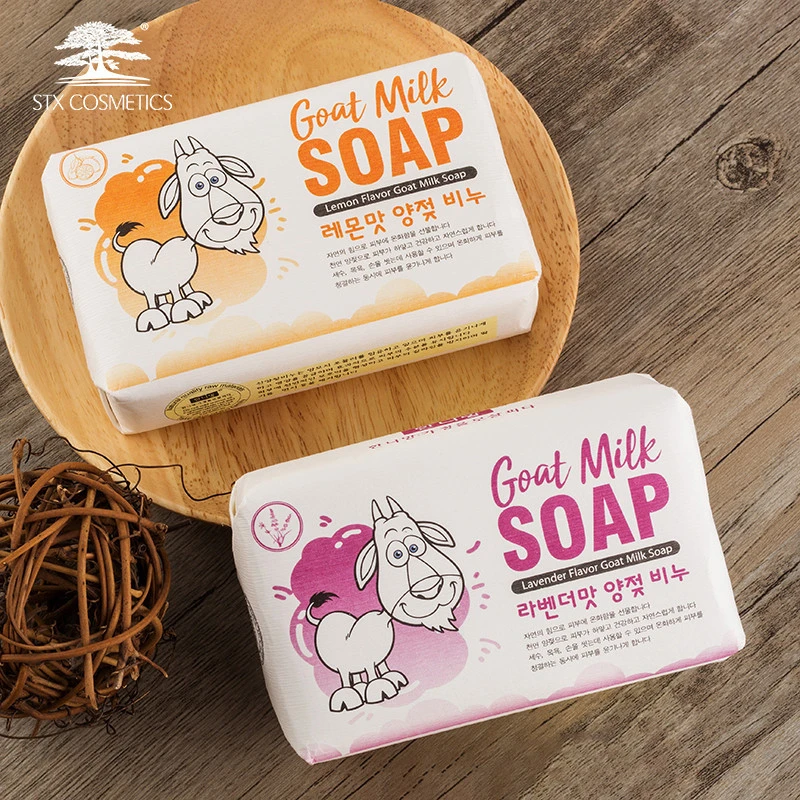 Wholesale high quality body soap custom goat milk natural bath soap