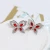 Import Wholesale In Stock Fine Jewelry Fashion Small Size Women Beautiful Artificial Butterfly Clear Zircon Stud Earrings from China