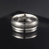 wholesale mens jewelry plum blossom  100% carbon fiber ring