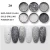 Import Wholesale Nail Supplies 6PCS Acrylic Glitter Nail Power Nail Art Decoration from China