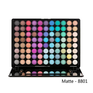 Wholesale No Brand Cosmetics Makeup 88 Color Matte Eyeshadow Palette with Private Label #1,2