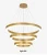 Import Wholesale price modern ring chandeliers pendant lights home hotel decorative acrylic circle LED chandeliers lamp from China