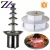 Import Wholesale price tabletop waterfall 4 tier stainless steel weeding banuqet buffet decoration commercial large chocolate fountain from China