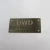 Import Wholesale printing etched custom metal logo plate from China