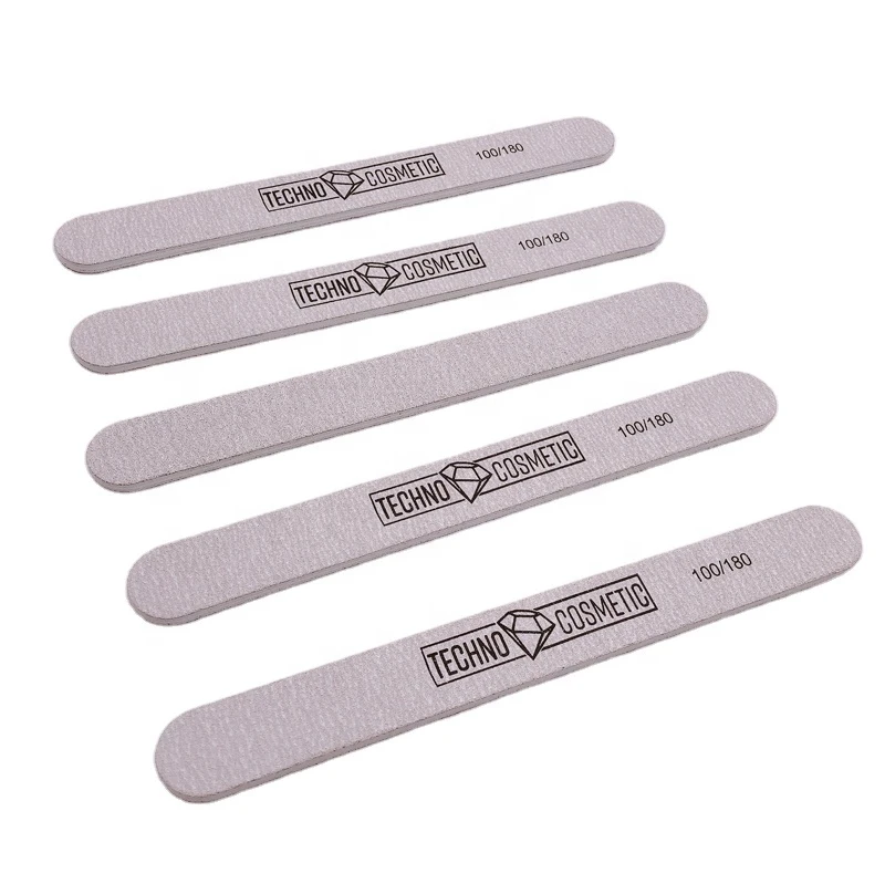 Wholesale private label emery straight beauty gery zebra disposable 100 180 Japanese custom nail files