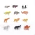 Import Wholesale Promotional 12 Designs Mini Forest Animal Toys Figurines PVC Hard Animals Plastic Wild Animal Toys For Kids from China