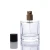 Import Wholesale round  glass  100ml perfume bottle with black cap from China