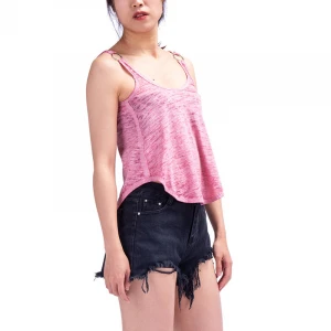 Wholesale Sleeveless Crop Top Woman Vest Fashion Womens Tank-Tops