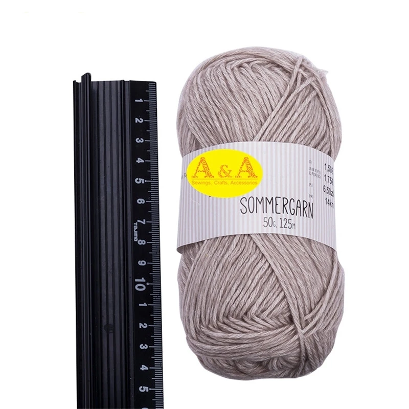 Wholesale soft feeling cotton acrylic blend yarn for crochet hand knitting of diy
