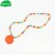 Import Wholesale Soft Silicone Necklace Teether Baby Funny Chewable Teething Toy Color Customized from China