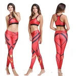 Wholesale Sublimation Yoga Leggings And Bra,New Style Sport Suit,Yoga Sets For Women