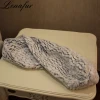 Wholesale Women Fashion Furry Warm 160cm Long Artificial Fur Scarf Shawl,Faux Fur Collar Scarf