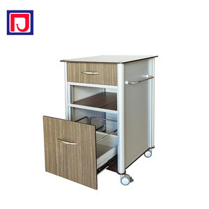 Wholesale wooden hospital clinic bedside table